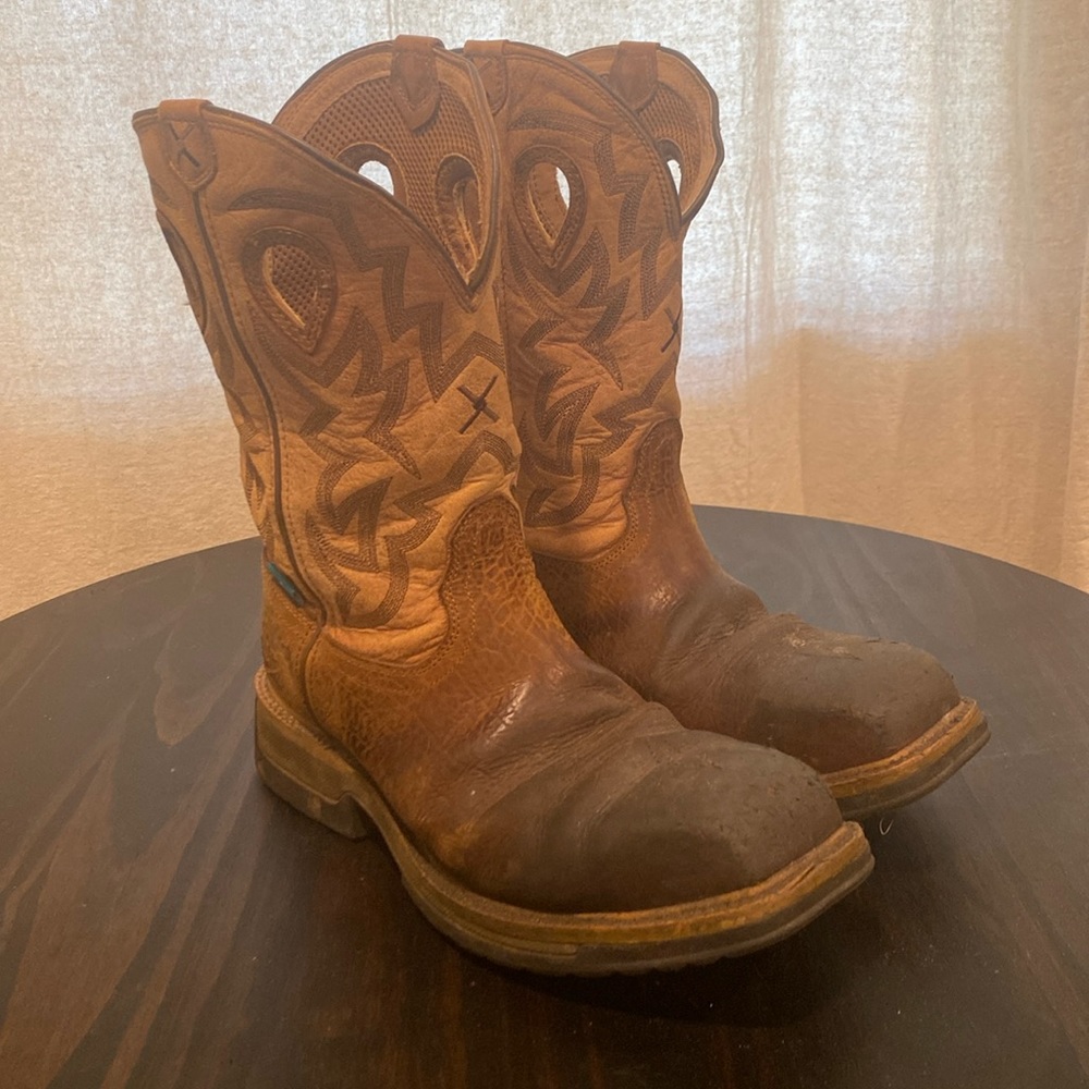 Men’s steel toed Twisted X boots